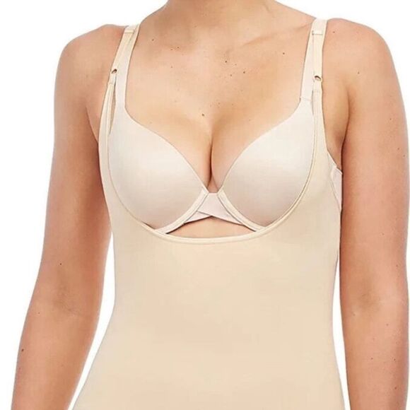 SPANX • Open-Bust Mid Thigh Bodysuit • M NWT $88 - Picture 7 of 9